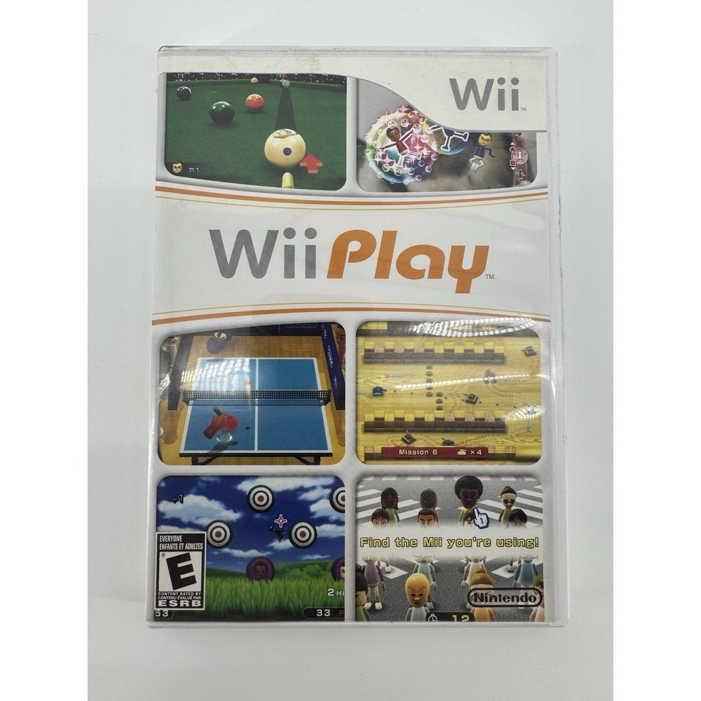 Wii Play Nintendo Wii With Manual CIB